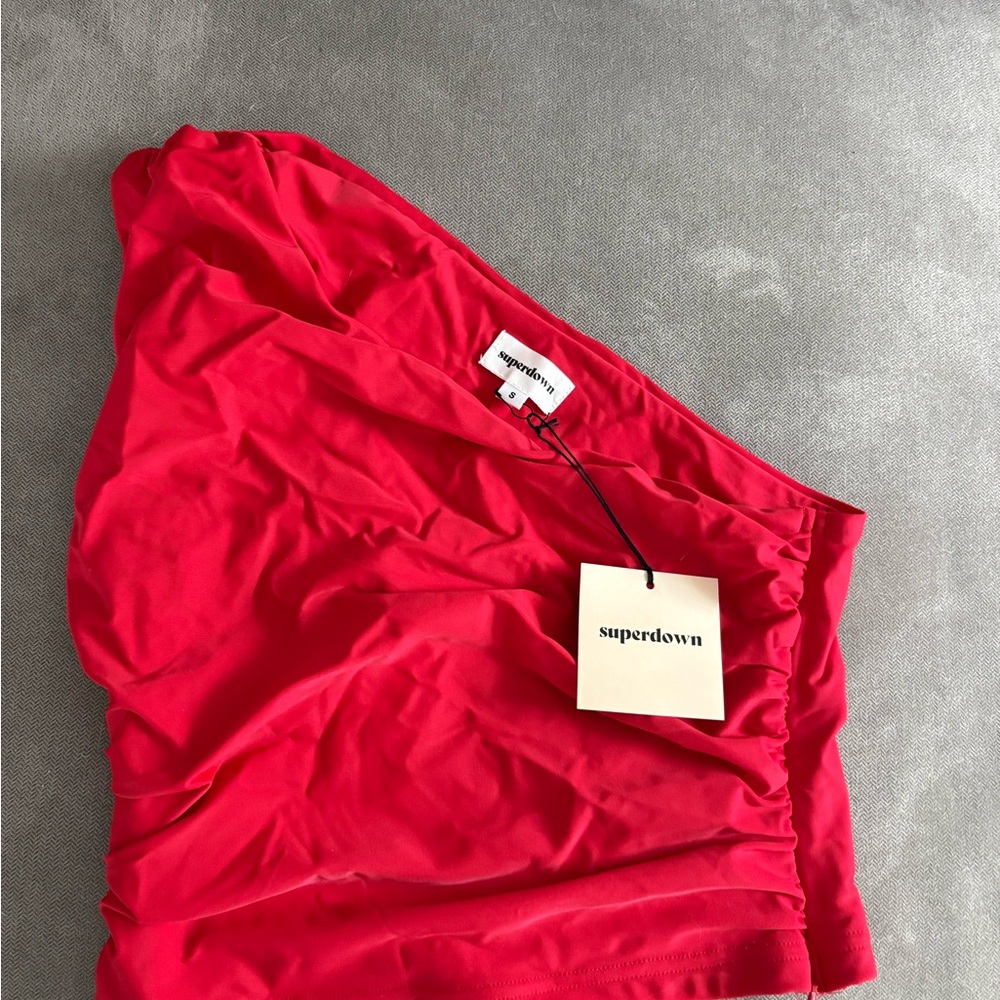 Superdown cassandra asymmetrical one shoulder cro… - image 2